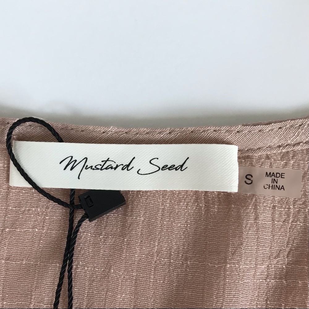 Peplum V Neck Light Pink Blouse - Picture 12 of 16